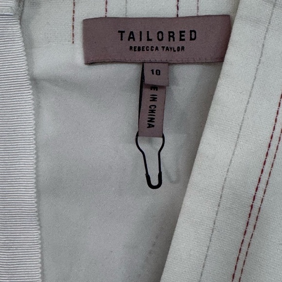 Rebecca Taylor Cream Sheath Jumpsuit V-Neck Sleeveless - Picture 3 of 6